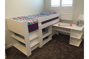 Spacesaver Compact mid sleeper bed  - Now available in 8 different variations!